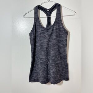 Lululemon Racerback Tank Top Sz 6 Heathered Gray